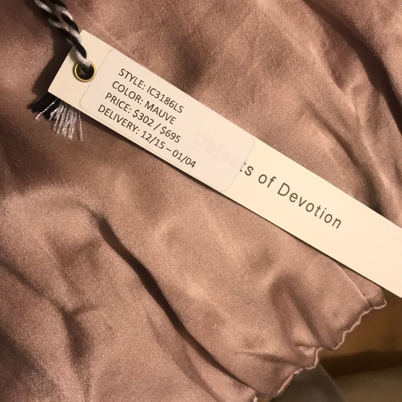 NWT ICONS Objts of Devotion Lace trimmed jumpsuit - Picture 7 of 7